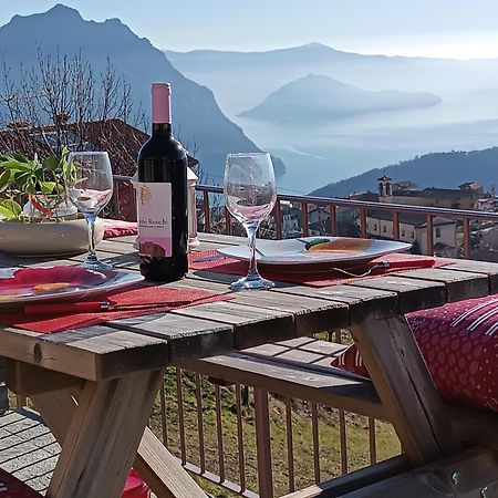 Home Iseo Lake Bossico Bagian luar foto